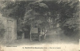 PICARDIE - 60 - OISE - NANTEUIL LE HAUDOUIN - Rue De La Laiterie - Attelage - Nanteuil-le-Haudouin