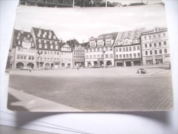 Duitsland Deutschland Ehem. DDR Sachsen Anhalt Naumburg Saale Wilhelm Pieck Platz Schöne Häuser - Naumburg (Saale)