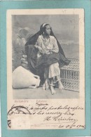 ALEXANDRIE  -  FELLAHINE  -  1906  -  CARTE  PRECURSEUR  - ( Timbre Enlevé ) - Alejandría