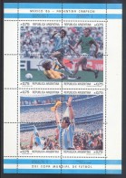 Argentina - 1986 World Cup Kleinbogen (2) MNH__(THB-1861) - Blocks & Kleinbögen