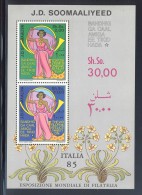 Somalia - 1985 ITALIA '85 Block MNH__(THB-5342) - Somalia (1960-...)