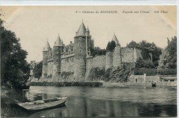 CPA 56 CHATEAU DE JOSSELIN FACADE SUR L OUST - Josselin