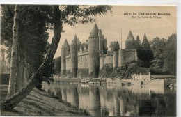 CPA 56  LE CHATEAU DE JOSSELIN SUR LES BORDS DE L OUST 1915 - Josselin