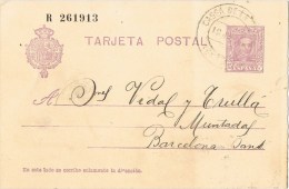 9918. Entero Postal CASSA De La SELVA (Gerona) 1928 - 1850-1931