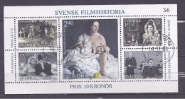 Sweden1981:Block9 SWEDISH FILM INDUSTRY Used - Blocks & Sheetlets