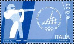 # ITALIA ITALY - 2006 - Torino Winter Olympic Games - Biathlon - Stamp MNH - Winter 2006: Turin