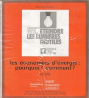 DOSSIER SCOLAIRE MINISTERE EDUC NAT - Des économies D'énergie Pourquoi Comment?: Livret  16 P. 16 Diapos + Disque Souple - Learning Cards