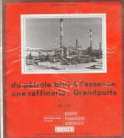 DOSSIER SCOLAIRE MINISTERE EDUC NAT - Pétrole Brut à Essence Raffinerie: Livret  16 P. 16 Diapos + Disque Souple Audio - Learning Cards