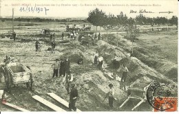 CPA  ST PERAY, Inondation 1907, Route De Valence Au Lendemain Du Débordement Du Mialan 10676 - Saint Péray