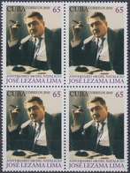 2010.74 CUBA 2010 MNH JOSE LEZAMA LIMA WRITTER. ESCRITOR. BLOCK 4. - Unused Stamps