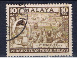 MAL+ Malaya 1957 Mi 5 Unabhängigkeit - Federated Malay States