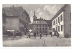 L1498 -  Lignières Hotel De Commune Vaches Et Chien - Lignières