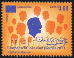 Luxembourg - 2013 - European Year Of Citizens - Mint Stamp - Neufs