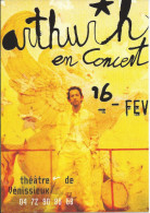 Carte Pub VENISSIEUX 69, Arthur H En Concert, Théâtre De Vénissieux - 16 Février 2006 - Vaux-en-Velin