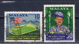 MAL+ Malaya 1958 Mi 8-9 Unabhängigkeit - Federated Malay States