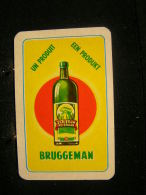 Playcard/Dos De Carte A Jouer(1 Cartes Avec Publicitè) Distillerie/ Schiedam Perterman - Bruggeman - Andere & Zonder Classificatie