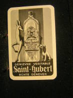 Playcard / Dos De Carte A Jouer(1 Cartes Avec Publicitè) Distillerie /  Genievre Veritable  Saint-Hubert - Andere & Zonder Classificatie