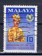 MAL+ Malaya Kedah 1959 Mi 94 Sultan - Kedah