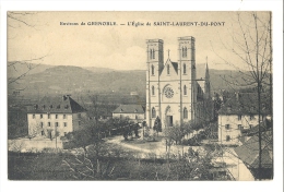 Cp, 38, Saint-Laurent-du-Pont, L'Eglise - Saint-Laurent-du-Pont