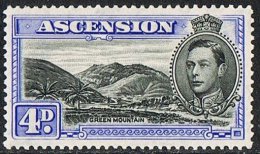 Ascension SG42c 1940 Definitive 4d Mounted Mint [5/5999/4MM] - Ascensione