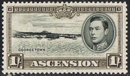 Ascension SG44 1938 Definitive 1/- Mounted Mint [5/6001/4MM] - Ascensione