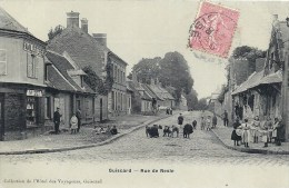 PICARDIE - 60 - OISE  - GUISCARD - Rue De Nesle - Belle Animation - Ronde Enfantine - Guiscard