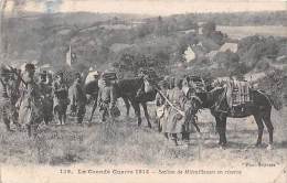 Thème:  Guerre 14/18 :    Section De Mitrailleuses En Réserve - War 1914-18