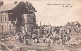 Thème:  Guerre 14/18 :   Ruines De Noyon A Ham  ( Voir Scan) - War 1914-18