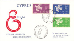 CIPRO 1962 EUROPA CEPT - Storia Postale