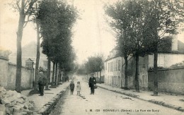 CPA 94 BONNEUIL LA RUE DE SUCY 1931 - Bonneuil Sur Marne