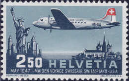 Schweiz Flugpost 1947 Zu#FP42 Postfrich - Nuevos