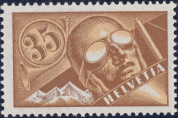 Schweiz Flugpost  Zu#FP6 (glatt) ** Postfrisch - Unused Stamps