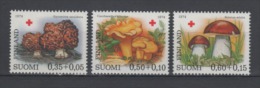 (S0870) FINLAND, 1974 (Finnish Red Cross. Mushrooms). Complete Set. Mi ## 753-755. MNH** - Neufs