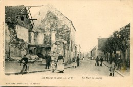 CPA 94 LA QUEUE EN BRIE LA RUE DE LAGNY Dos Simple - La Queue En Brie