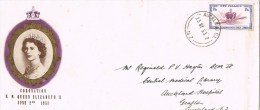 9927. Carta AUCKLAND (New Zealand) 1953. Coronation Queen Elisabeth - Lettres & Documents