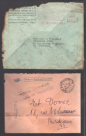 FRANCE 1969 Lettre Accidentée Crash Aérien Mai 1969 Avec Formulaire & Enveloppe Postale  Réexpédition - Lettere Accidentate