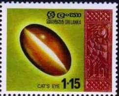 SRI LANKA  MINERAUX, PIERRE PRECIEUSE, BIJOUX. Yvert  475 MNH, Neuf Sans Charniere - Minéraux