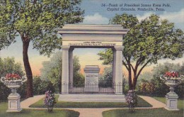 Tomb Of President James Knox Polk Capitol Grounds Nashville Tennessee - Nashville