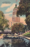Transit Tower From San Antonio River San Antonio Texas - San Antonio
