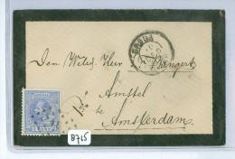 BRIEFOMSLAG Uit 1880 Van BREDA Naar AMSTERDAM * NVPH 19 * PUNTSTEMPEL 16 *   (8715) - Covers & Documents