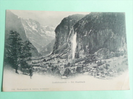 LAUTERBRUNNEN - Der Staubbach - Lauterbrunnen