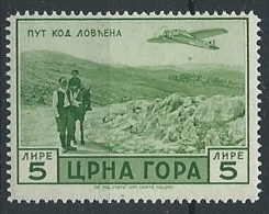 1943 MONTENEGRO IL SERTO POSTA AEREA 5 LIRE MNH ** - ED680 - Montenegro