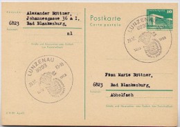 650 JAHRE LUNZENAU 1983  Auf DDR P 84 Postkarte - Cartoline - Usati