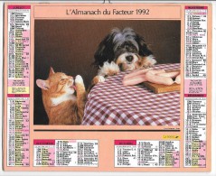 CALENDRIER - ALMANACH DES POSTES ET DES TELEGRAPHES -   ANNEE 1996  - SEINE SAINT DENIS - Grand Format : 1991-00