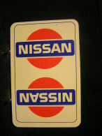 Playing Cards / Carte A Jouer / 1 Dos De Cartes,Inscription  Publicitaire /  Automobile - Voiture Nissen - Andere & Zonder Classificatie