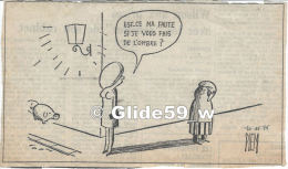 Illustration Politique De PIEM Du 10-06-1975 (quotidien D'époque) (19,3 Cm X 11,3 Cm) - Piem