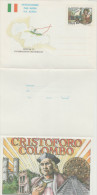 AEROGRAMMA - Interi Postali - 1992 - LA SCOPERTA DELL'AMERICA - Cristoforo COLOMBO, 1° Viaggio - Celebrazioni Colombi... - Explorers