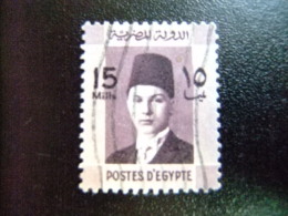 EGIPTO - EGYPTE - EGYPT - UAR - 1937 - 1944 - ROI FAROUK  Yvert & Tellier Nº 194 º FU - Oblitérés