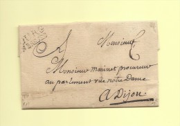 Bourg En Bresse - Courrier En Franchise Pour Le Procuereur - 1778 - 1 Ain - 1701-1800: Précurseurs XVIII