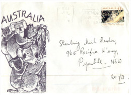 (210) Australia Advertising Cover - Koala - Cartas & Documentos